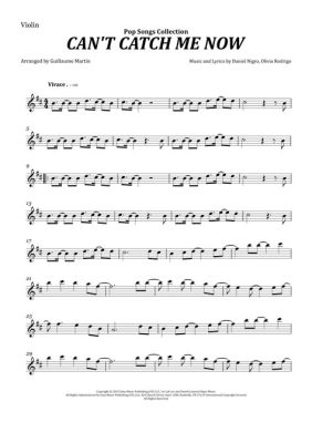 Can’t Catch Me Now: Violin Sheet Music and Its Enigma