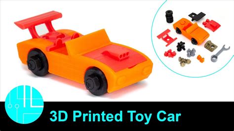 how long to 3d print a small toy car